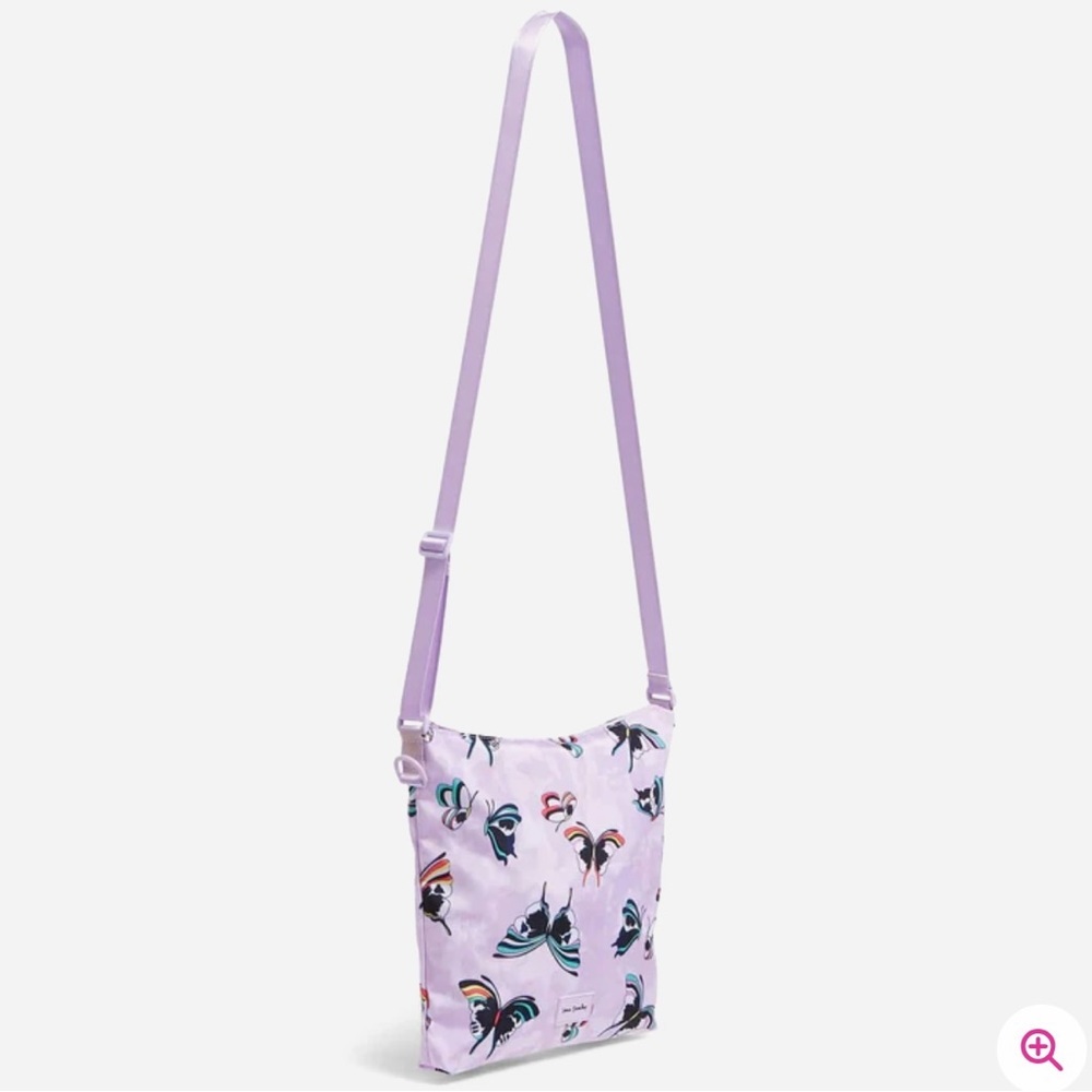 🌷 Vera Bradley ReActive Hipster in Lavender Butterflies 🦋 NWT - Picture 4 of 15